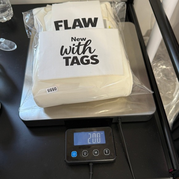 All In Motion Airy Sleek Wide Leg Pant Athleisure Large Cream High Rise - Picture 13 of 13